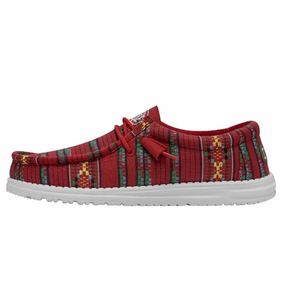 NEW HEY DUDE men's wally serape shoe in sedonna